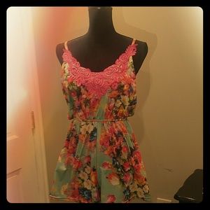 🔴2 FOR $20🔴Bright Floral Romper